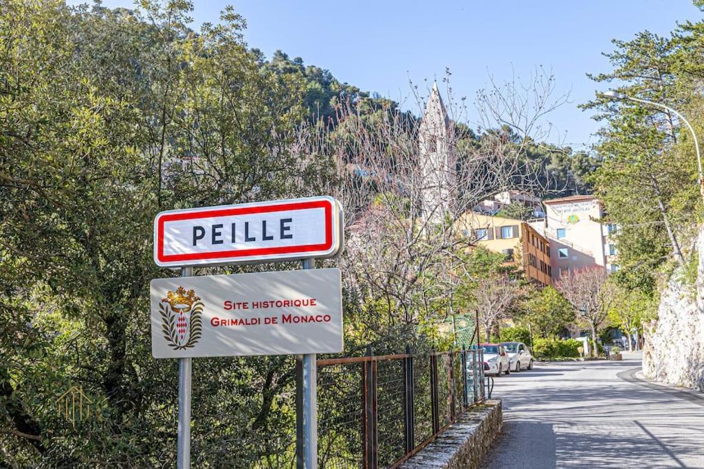 Villa Havre De Paix Et Vue Exceptionnelle Proche Monaco Peille Exterior foto